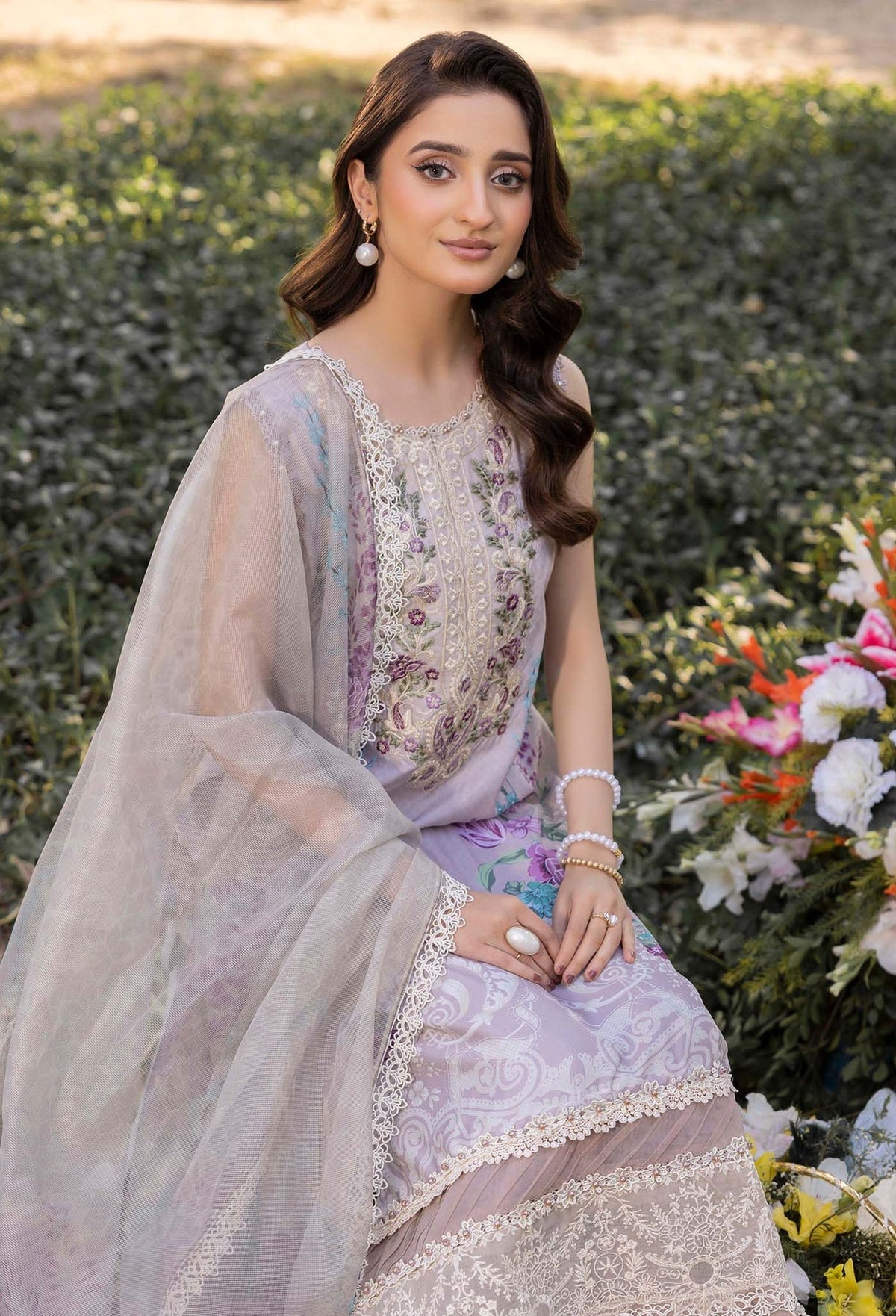 Adans Libas | Morzine Lawn 25 | MORZINE 07004 by Adans Libas - Designer Dress - Type: Ladies Clothes - Available at Libayah - 100% Original