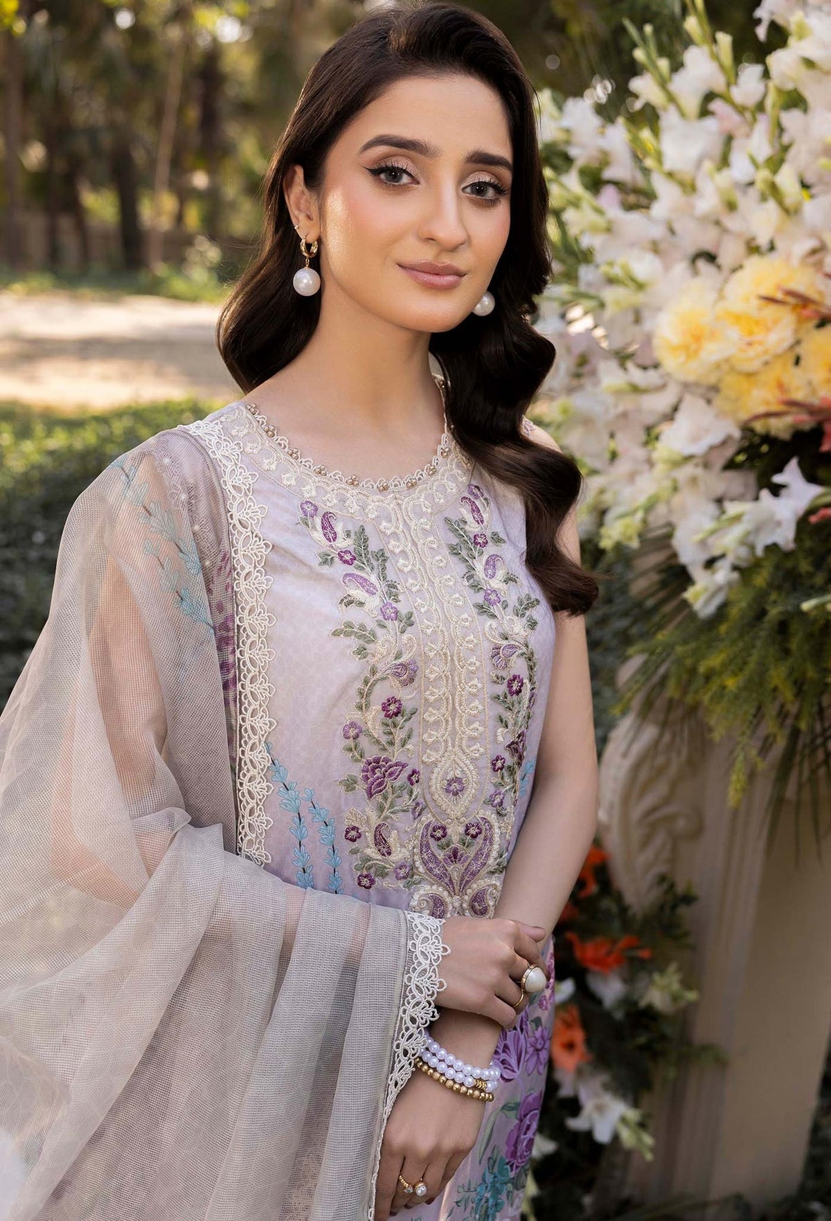 Adans Libas | Morzine Lawn 25 | MORZINE 07004 by Adans Libas - Designer Dress - Type: Ladies Clothes - Available at Libayah - 100% Original