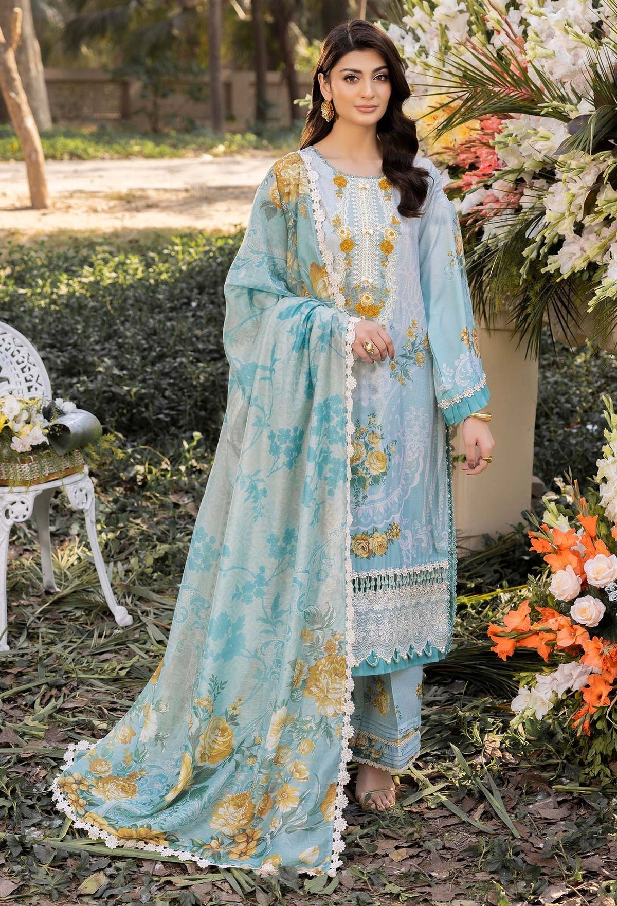 Adans Libas | Morzine Lawn 25 | MORZINE 07005 by Adans Libas - Designer Dress - Type: Ladies Clothes - Available at Libayah - 100% Original