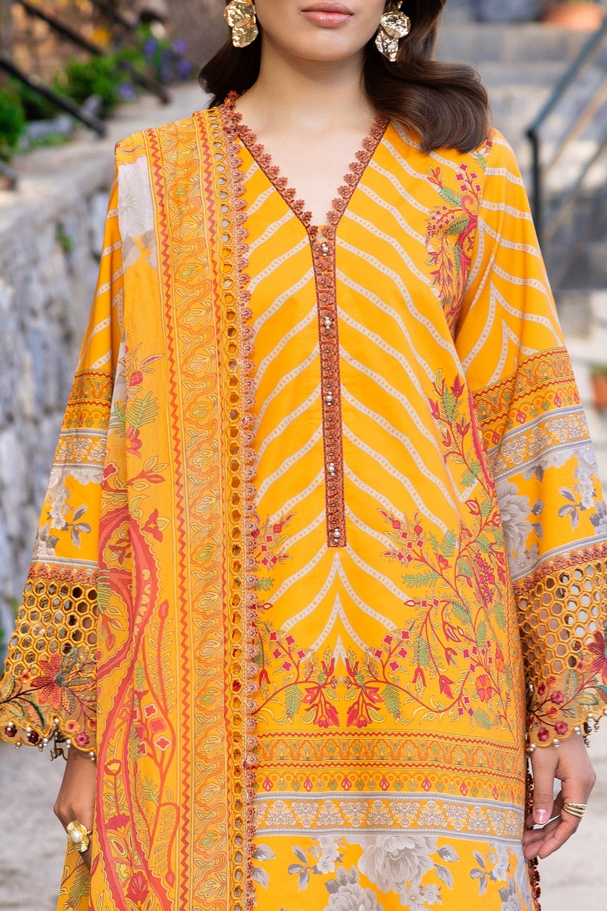 Charizma | Festive Edit | CRB6-14P by Charizma - Designer Dress  - Type : Ladies Clothes - Available at Libayah - 100% Original 