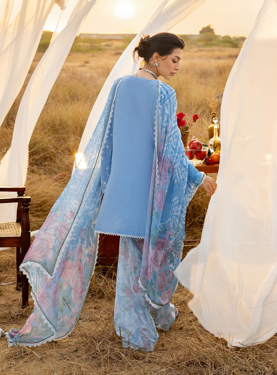 Zainab Chottani | Spring Summer Lawn 26 | Azule 05 by Zainab Chottani - Designer Dress - Type : Luxury Dress - Available at Libayah - 100% Original