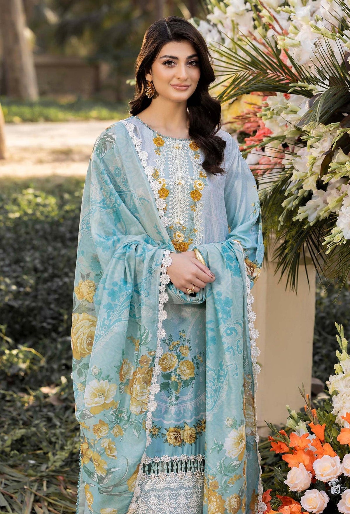 Adans Libas | Morzine Lawn 25 | MORZINE 07005 by Adans Libas - Designer Dress - Type: Ladies Clothes - Available at Libayah - 100% Original