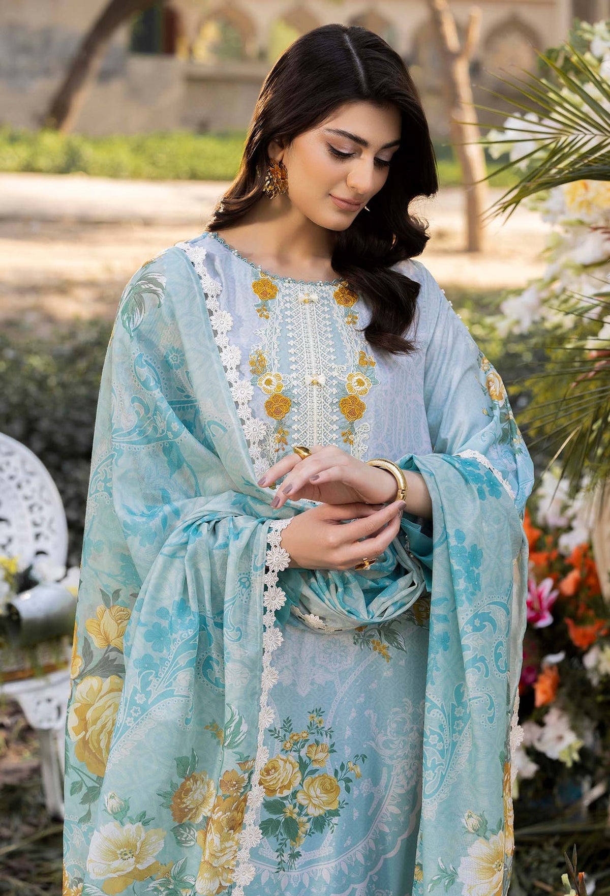 Adans Libas | Morzine Lawn 25 | MORZINE 07005 by Adans Libas - Designer Dress - Type: Ladies Clothes - Available at Libayah - 100% Original