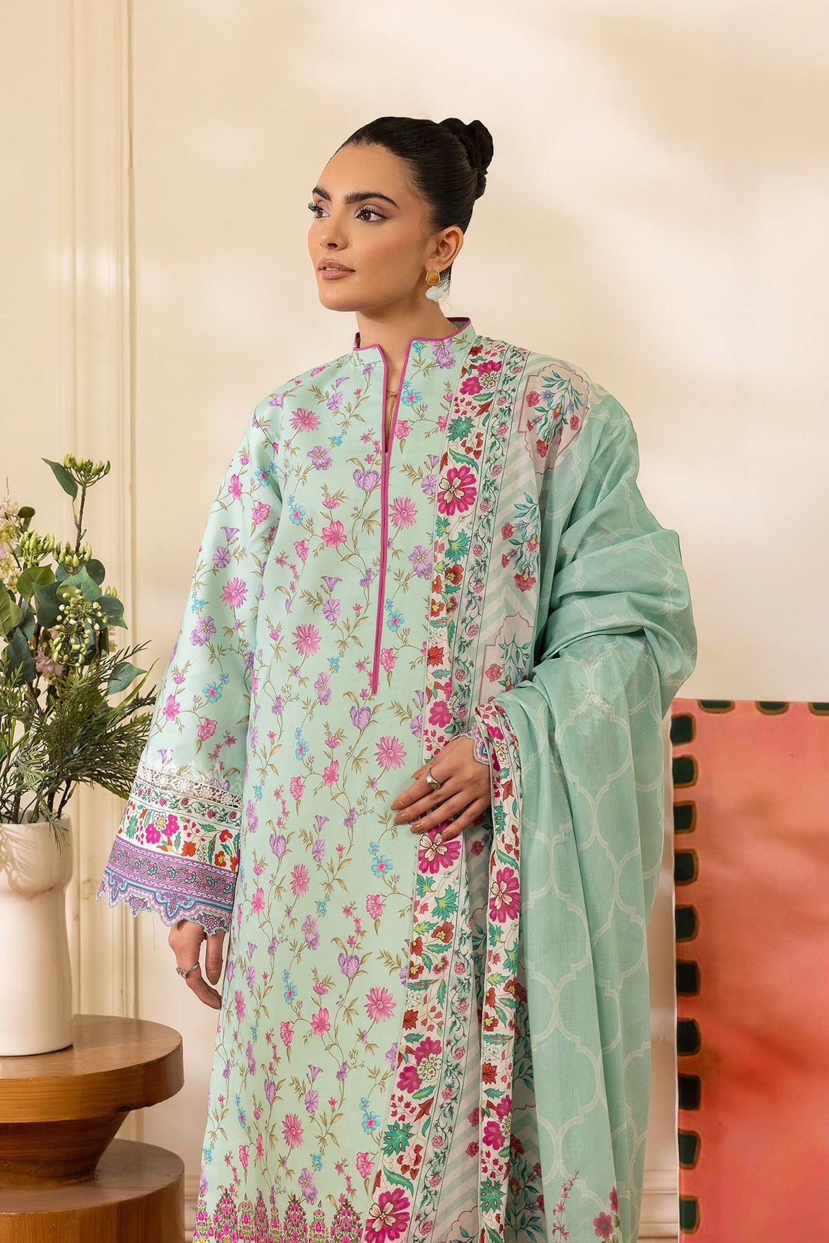 Afrozeh | Basic Pret 26 RTW | NACRE by Afrozeh - Designer Dress  - Type : Ladies Clothes - Available at Libayah - 100% Original 