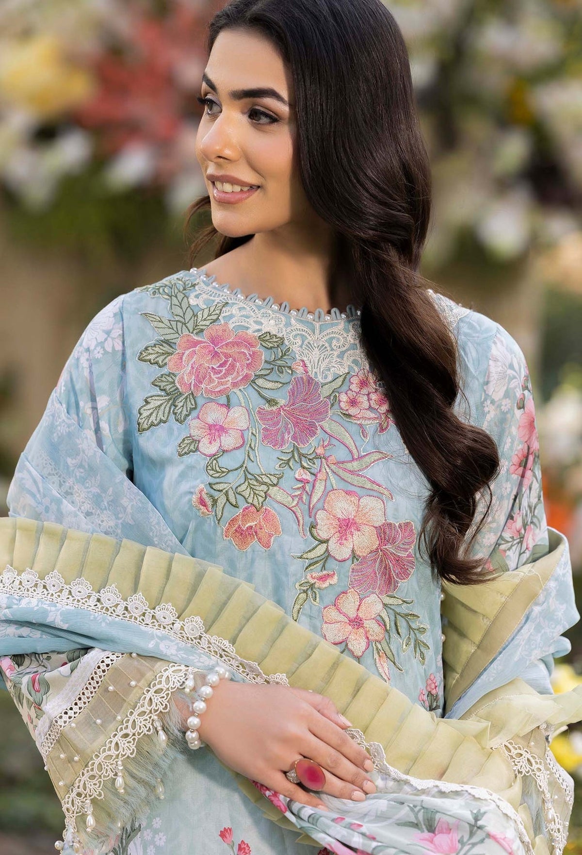 Adans Libas | Morzine Lawn 25 | MORZINE 07006 by Adans Libas - Designer Dress - Type: Ladies Clothes - Available at Libayah - 100% Original