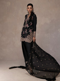 Zainab Chottani | Eid Edit 26 | Midnight Rose by Zainab Chottani - Designer Dress  - Type : Ladies Clothes - Available at Libayah - 100% Original 