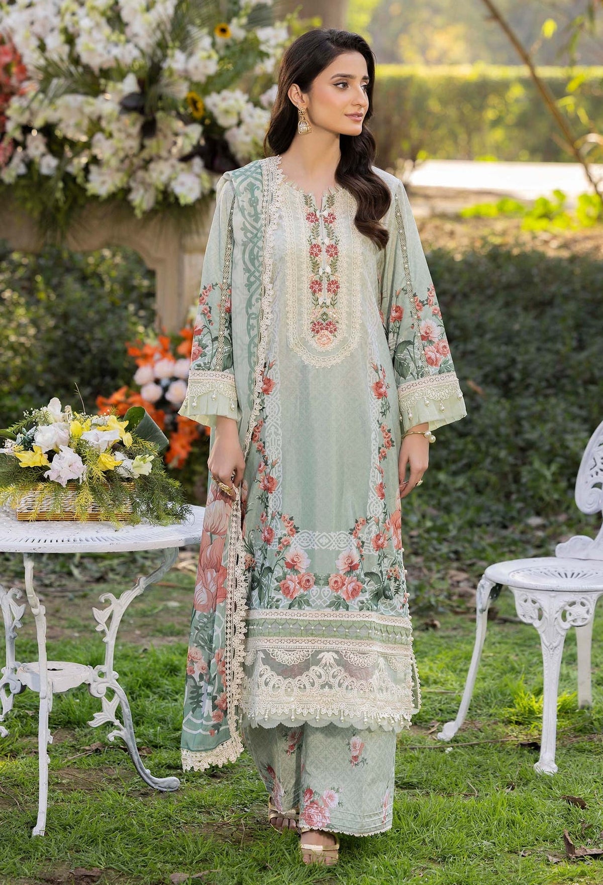 Adans Libas | Morzine Lawn 25 | MORZINE 07007 by Adans Libas - Designer Dress - Type: Ladies Clothes - Available at Libayah - 100% Original