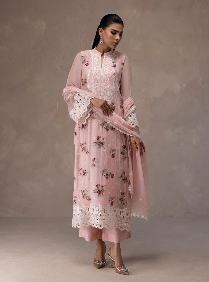 Zainab Chottani | Eid Edit 26 | Rose Luxe by Zainab Chottani - Designer Dress  - Type : Ladies Clothes - Available at Libayah - 100% Original 