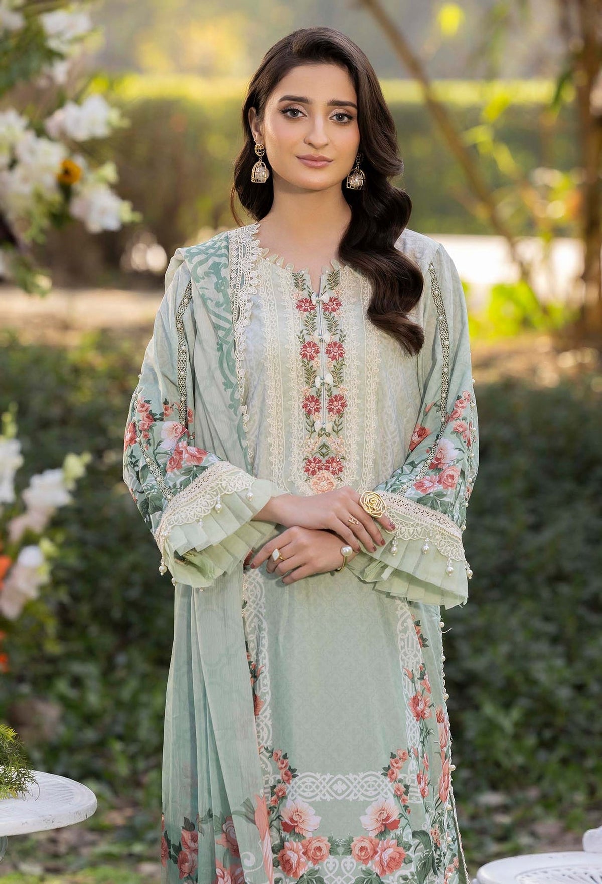 Adans Libas | Morzine Lawn 25 | MORZINE 07007 by Adans Libas - Designer Dress - Type: Ladies Clothes - Available at Libayah - 100% Original