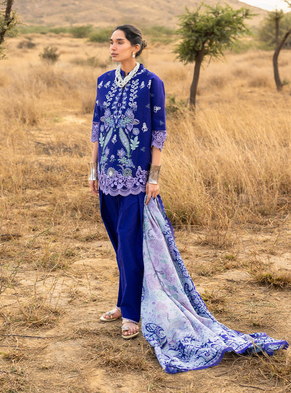 Zainab Chottani | Spring Summer Lawn 26 | Viola by Zainab Chottani - Designer Dress - Type : Luxury Dress - Available at Libayah - 100% Original