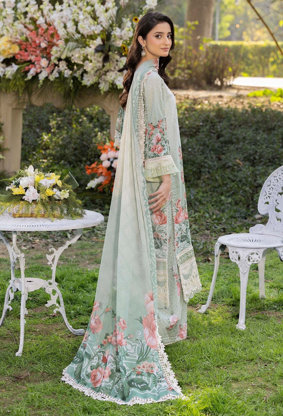 Adans Libas | Morzine Lawn 25 | MORZINE 07007 by Adans Libas - Designer Dress - Type: Ladies Clothes - Available at Libayah - 100% Original