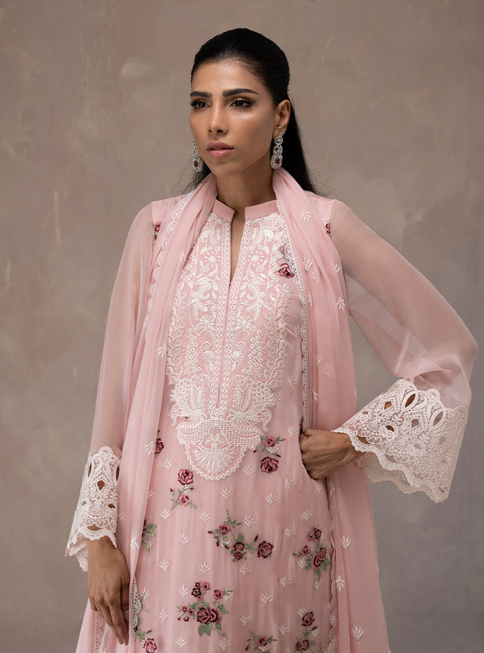 Zainab Chottani | Eid Edit 26 | Rose Luxe by Zainab Chottani - Designer Dress  - Type : Ladies Clothes - Available at Libayah - 100% Original 