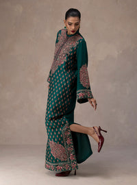 Zainab Chottani | Eid Edit 26 | Emerald Muse by Zainab Chottani - Designer Dress  - Type : Ladies Clothes - Available at Libayah - 100% Original 