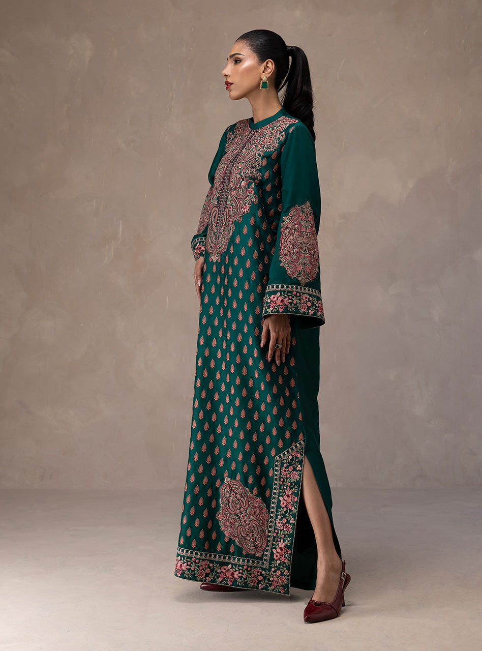 Zainab Chottani | Eid Edit 26 | Emerald Muse by Zainab Chottani - Designer Dress  - Type : Ladies Clothes - Available at Libayah - 100% Original 