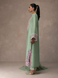 Zainab Chottani | Eid Edit 26 | Mint Bloom by Zainab Chottani - Designer Dress  - Type : Ladies Clothes - Available at Libayah - 100% Original 