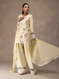 Zainab Chottani | Eid Edit 26 | Butter Yellow Bloom by Zainab Chottani - Designer Dress  - Type : Ladies Clothes - Available at Libayah - 100% Original 