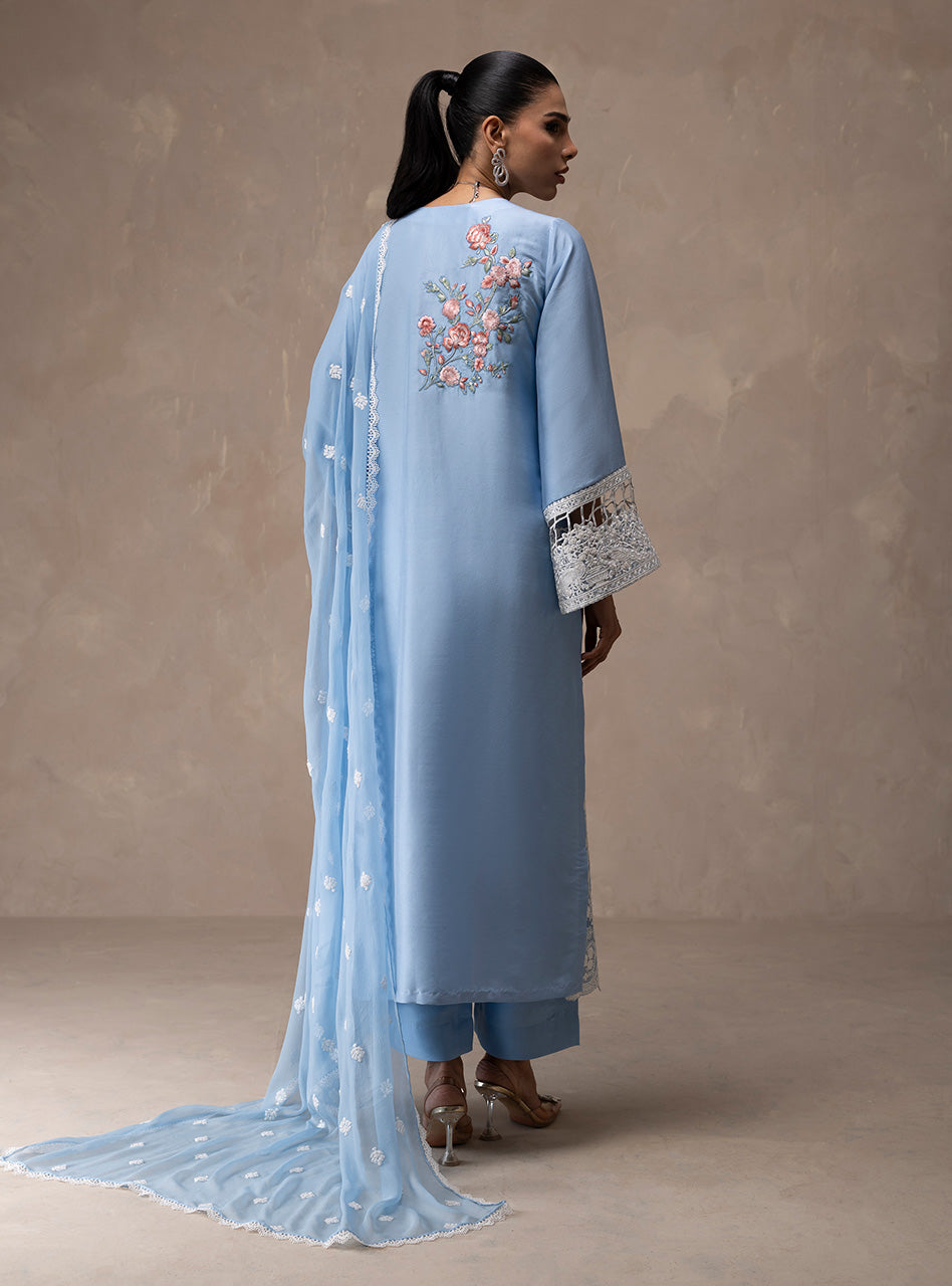 Zainab Chottani | Eid Edit 26 | Ice Flora by Zainab Chottani - Designer Dress  - Type : Ladies Clothes - Available at Libayah - 100% Original 