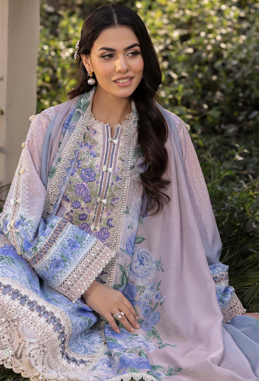 Adans Libas | Morzine Lawn 25 | MORZINE 07009 by Adans Libas - Designer Dress - Type: Ladies Clothes - Available at Libayah - 100% Original