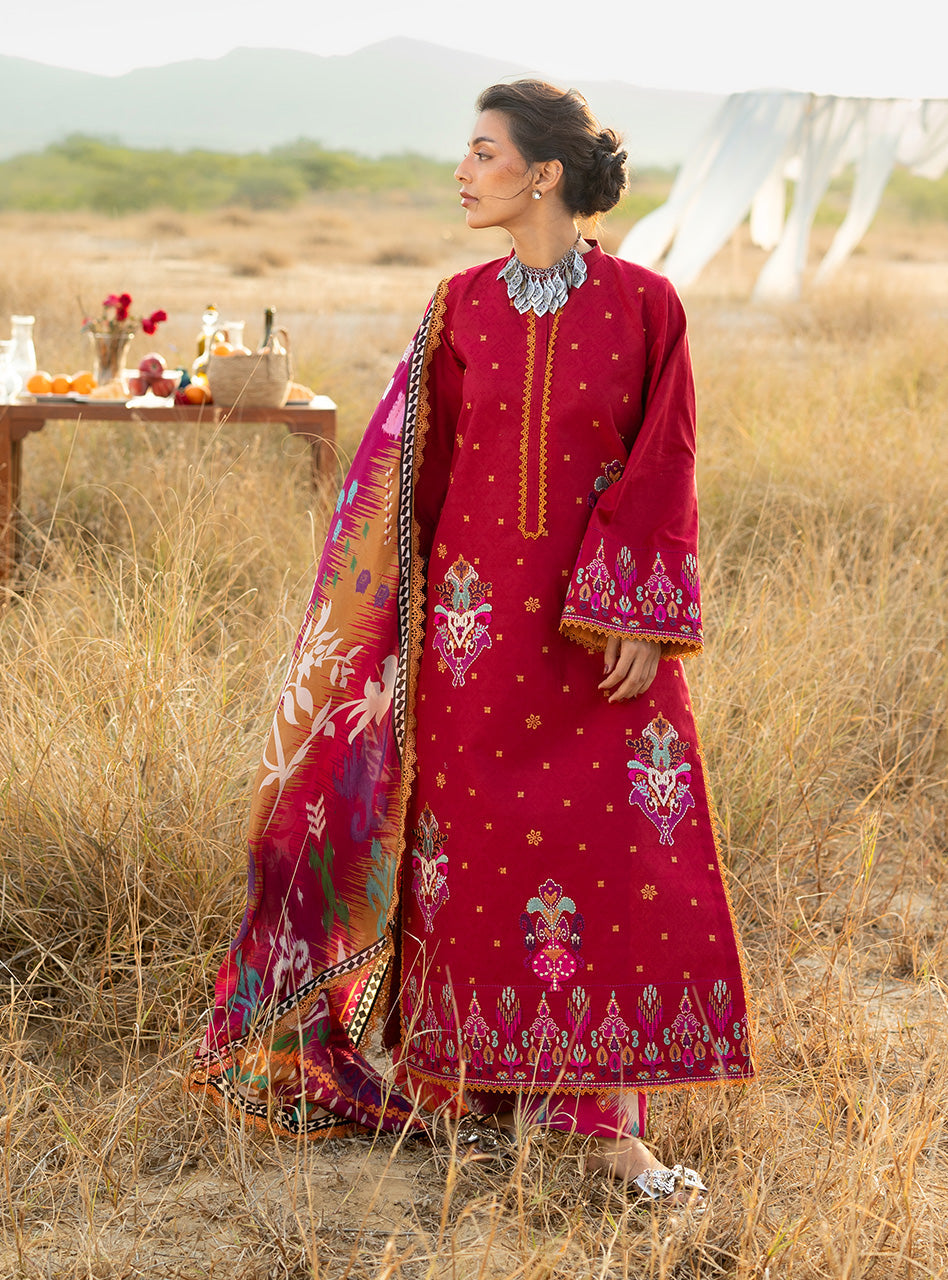 Zainab Chottani | Spring Summer Lawn 26 | Zamira by Zainab Chottani - Designer Dress - Type : Luxury Dress - Available at Libayah - 100% Original