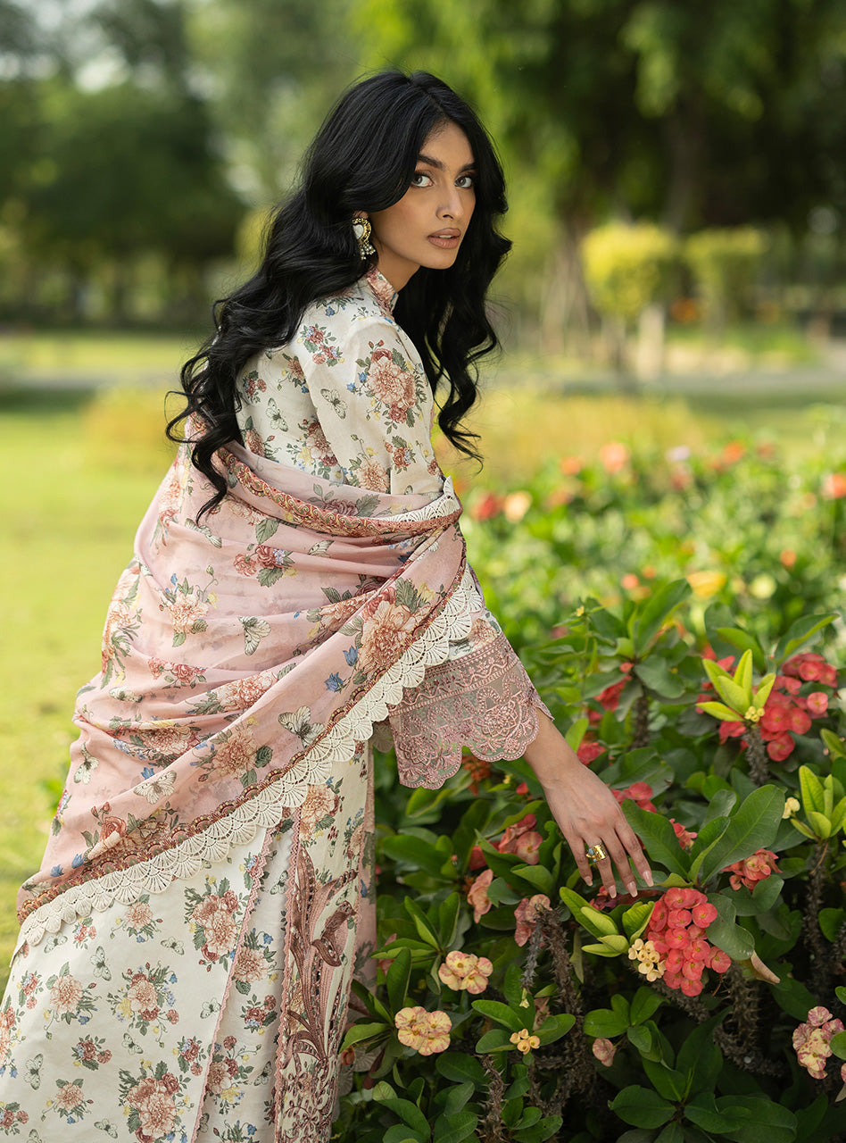 Zainab Chottani | Luxe Lawn 26 |Ilsa - 14 by Zainab Chottani - Designer Dress  - Type : Ladies Clothes - Available at Libayah - 100% Original 