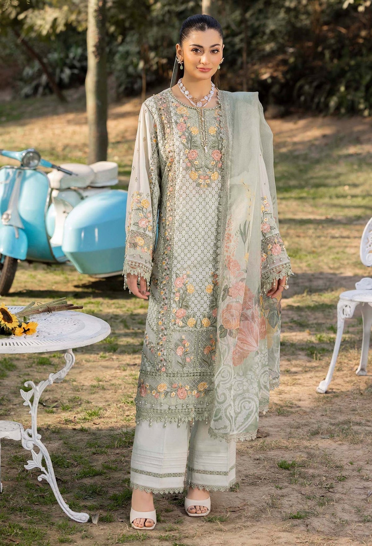 Adans Libas | Gul Rukh Lawn 25 | RUKH 2831 by Adans Libas - Designer Dress - Type: Ladies Clothes - Available at Libayah - 100% Original