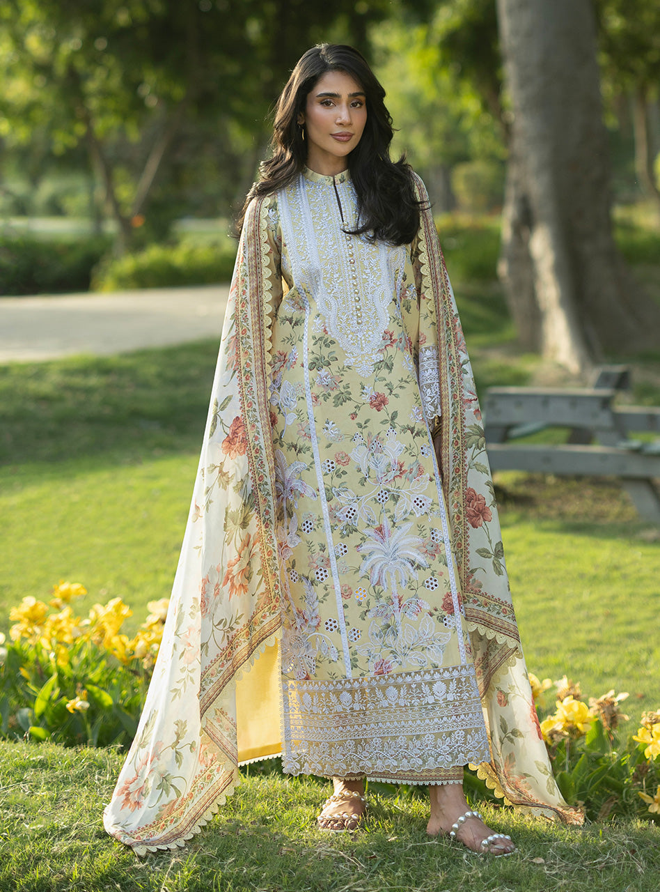Zainab Chottani | Luxe Lawn 26 | Dune - 12 by Zainab Chottani - Designer Dress  - Type : Ladies Clothes - Available at Libayah - 100% Original 