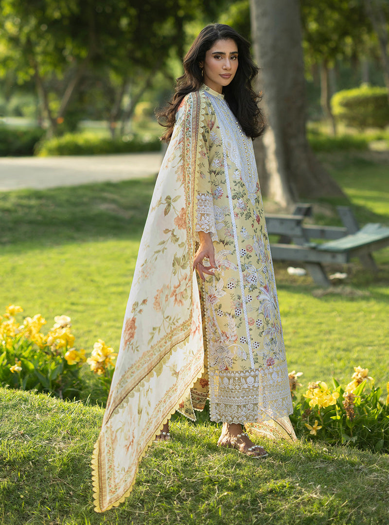 Zainab Chottani | Luxe Lawn 26 | Dune - 12 by Zainab Chottani - Designer Dress  - Type : Ladies Clothes - Available at Libayah - 100% Original 