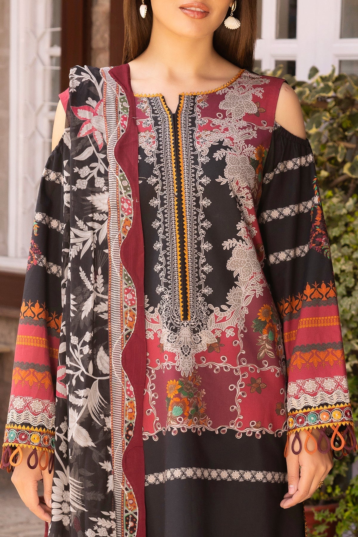 Charizma | Festive Edit | CRB6-17P by Charizma - Designer Dress  - Type : Ladies Clothes - Available at Libayah - 100% Original 