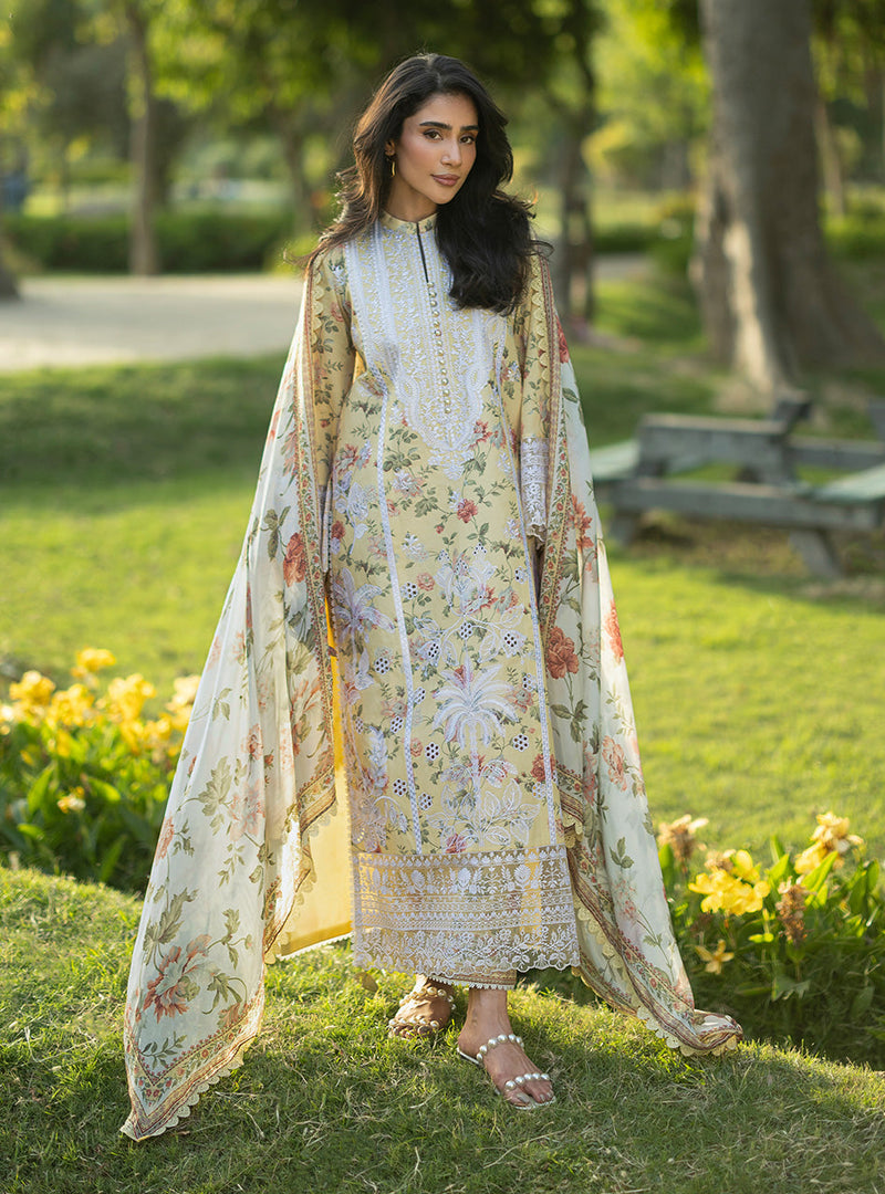 Zainab Chottani | Luxe Lawn 26 | Dune - 12 by Zainab Chottani - Designer Dress  - Type : Ladies Clothes - Available at Libayah - 100% Original 