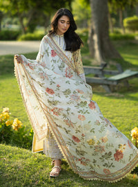 Zainab Chottani | Luxe Lawn 26 | Dune - 12 by Zainab Chottani - Designer Dress  - Type : Ladies Clothes - Available at Libayah - 100% Original 