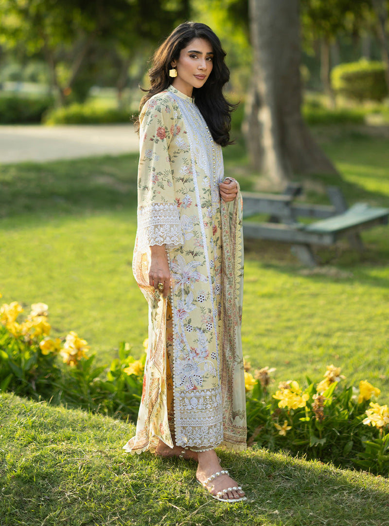 Zainab Chottani | Luxe Lawn 26 | Dune - 12 by Zainab Chottani - Designer Dress  - Type : Ladies Clothes - Available at Libayah - 100% Original 