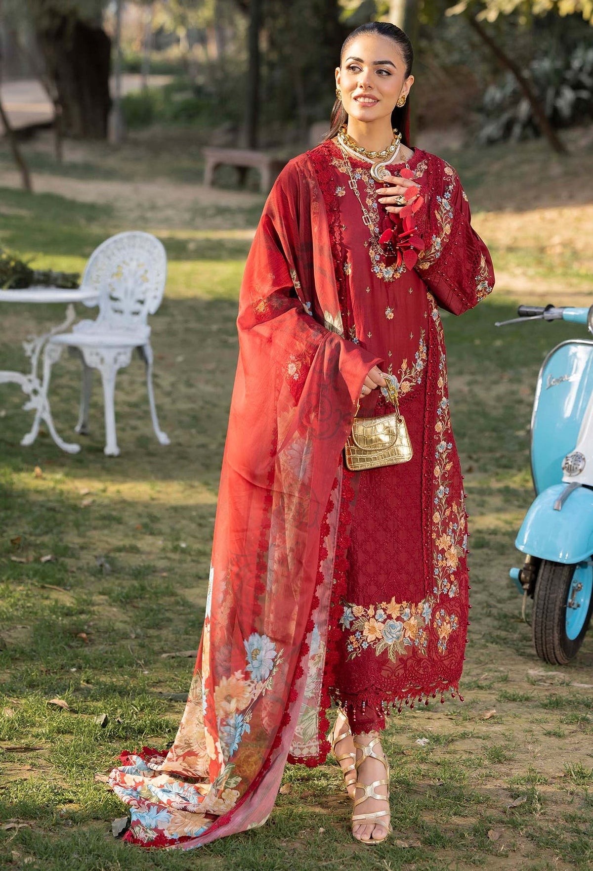 Adans Libas | Gul Rukh Lawn 25 | RUKH 2832 by Adans Libas - Designer Dress - Type: Ladies Clothes - Available at Libayah - 100% Original