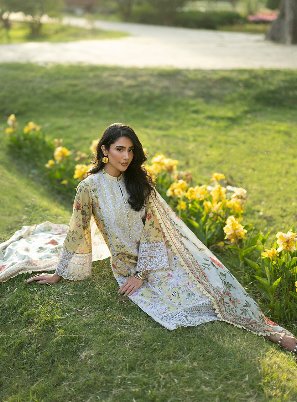 Zainab Chottani | Luxe Lawn 26 | Dune - 12 by Zainab Chottani - Designer Dress  - Type : Ladies Clothes - Available at Libayah - 100% Original 