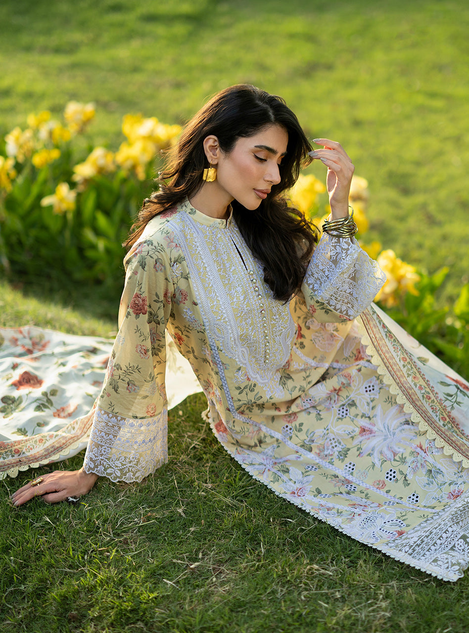 Zainab Chottani | Luxe Lawn 26 | Dune - 12 by Zainab Chottani - Designer Dress  - Type : Ladies Clothes - Available at Libayah - 100% Original 