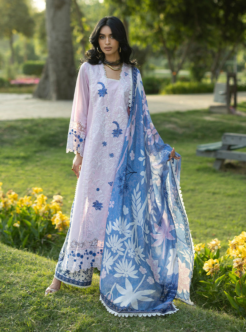 Zainab Chottani | Luxe Lawn 26 |Bria - 15 by Zainab Chottani - Designer Dress  - Type : Ladies Clothes - Available at Libayah - 100% Original 