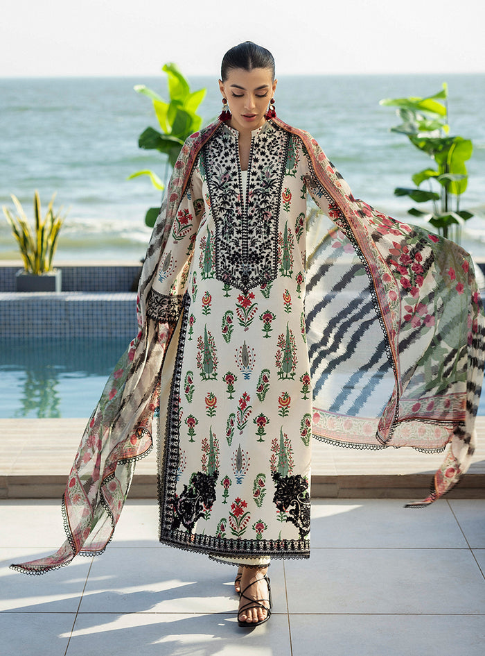 Zainab Chottani | Tahra Lawn 25 | Azureh by Zainab Chottani - Designer Dress - Type: Ladies Clothes - Available at Libayah - 100% Original