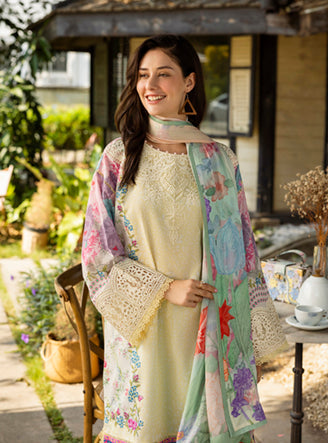 Roheenaz | Ethereal Bloom Lawn 25 | Velora by Roheenaz - Designer Dress - Type: Ladies Clothes - Available at Libayah - 100% Original