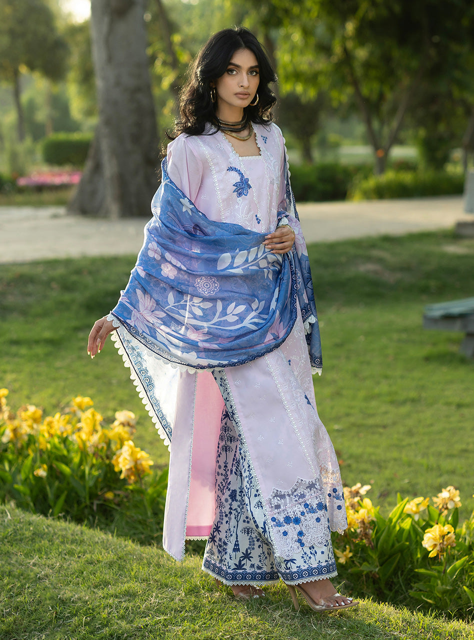 Zainab Chottani | Luxe Lawn 26 |Bria - 15 by Zainab Chottani - Designer Dress  - Type : Ladies Clothes - Available at Libayah - 100% Original 