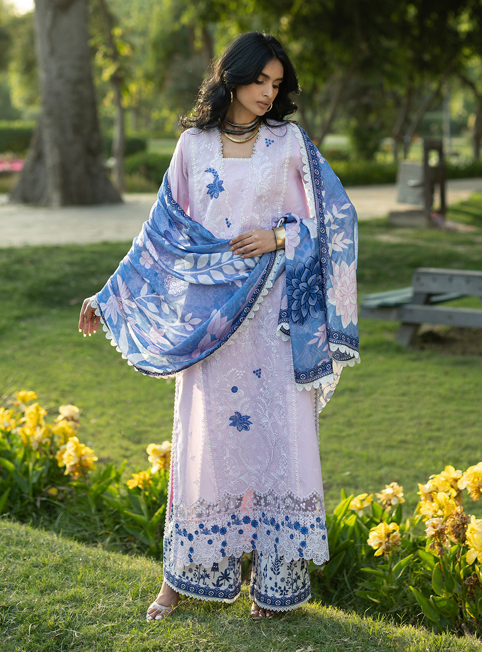 Zainab Chottani | Luxe Lawn 26 |Bria - 15 by Zainab Chottani - Designer Dress  - Type : Ladies Clothes - Available at Libayah - 100% Original 