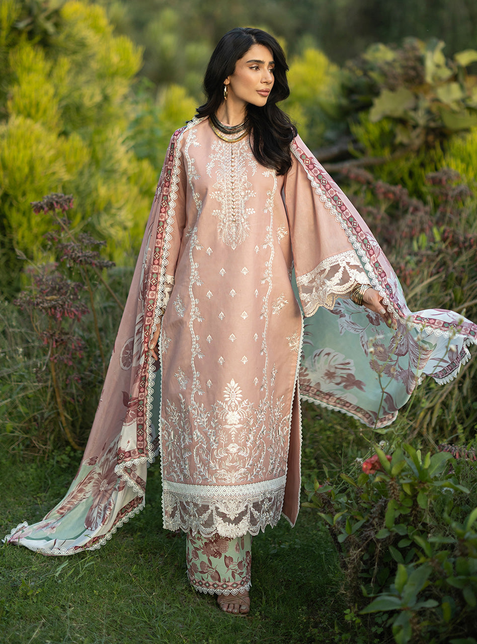 Zainab Chottani | Luxe Lawn 26 | Esme - 02 by Zainab Chottani - Designer Dress  - Type : Ladies Clothes - Available at Libayah - 100% Original 