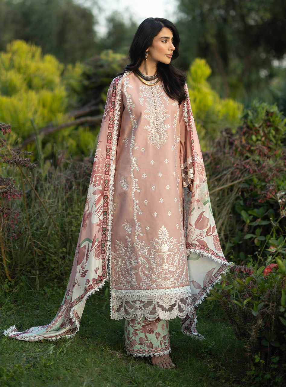 Zainab Chottani | Luxe Lawn 26 | Esme - 02 by Zainab Chottani - Designer Dress  - Type : Ladies Clothes - Available at Libayah - 100% Original 