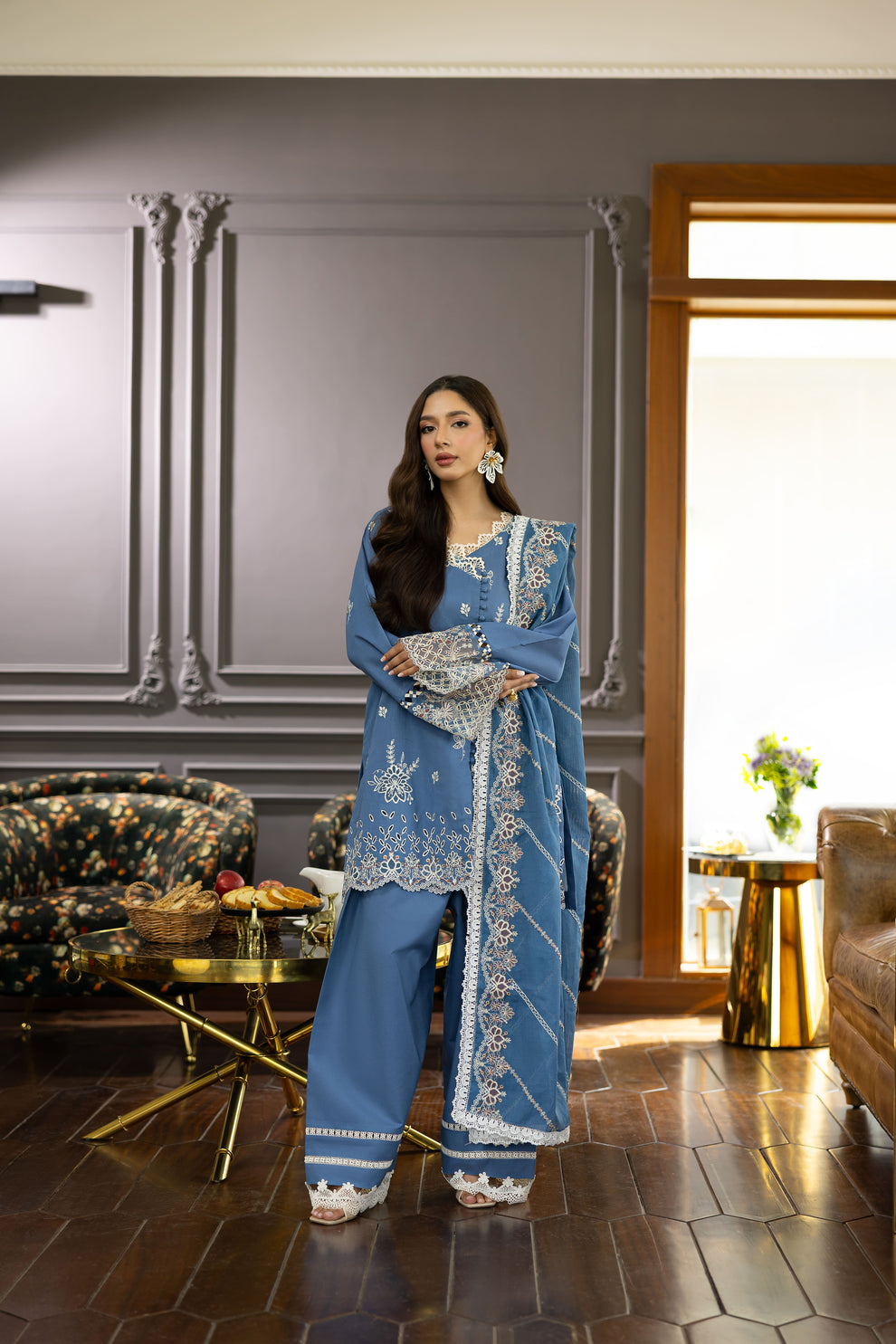 Florent | Eid Collection | FEF - 7A by Florent - Designer Dress - Type: Ladies Clothes - Available at Libayah - 100% Original