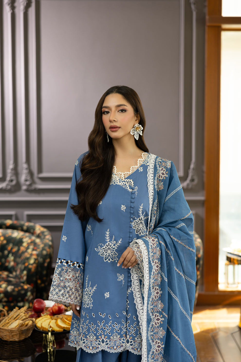 Florent | Eid Collection | FEF - 7A by Florent - Designer Dress - Type: Ladies Clothes - Available at Libayah - 100% Original