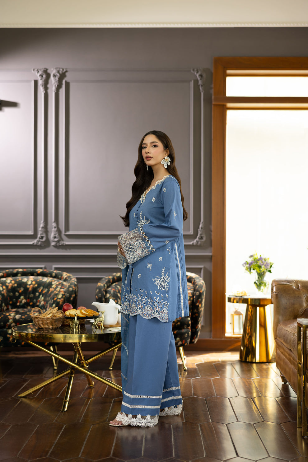 Florent | Eid Collection | FEF - 7A by Florent - Designer Dress - Type: Ladies Clothes - Available at Libayah - 100% Original