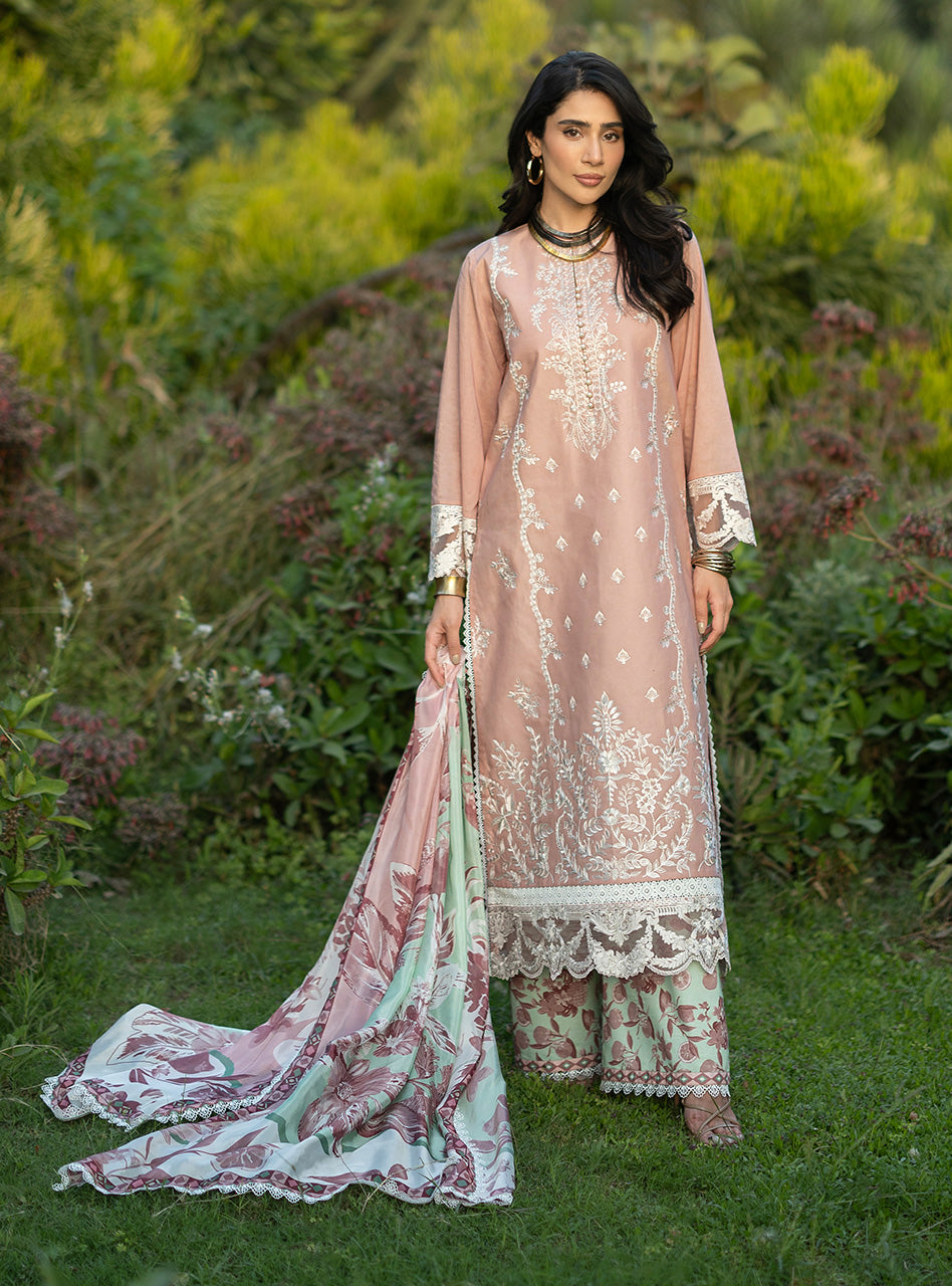 Zainab Chottani | Luxe Lawn 26 | Esme - 02 by Zainab Chottani - Designer Dress  - Type : Ladies Clothes - Available at Libayah - 100% Original 