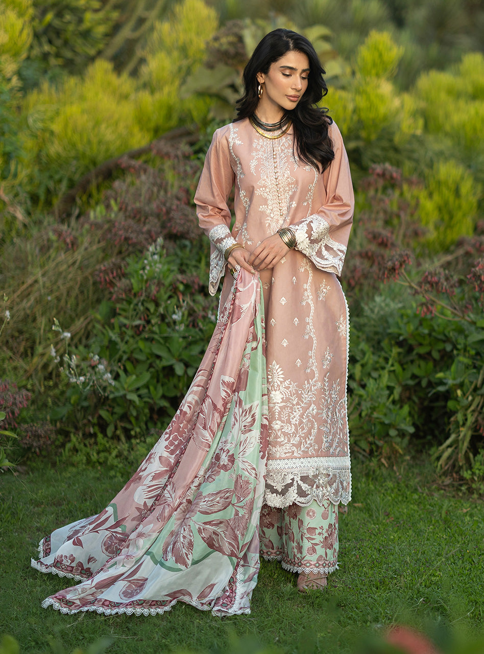 Zainab Chottani | Luxe Lawn 26 | Esme - 02 by Zainab Chottani - Designer Dress  - Type : Ladies Clothes - Available at Libayah - 100% Original 