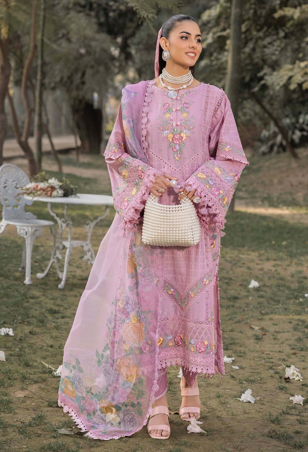 Adans Libas | Gul Rukh Lawn 25 | RUKH 2834 by Adans Libas - Designer Dress - Type: Ladies Clothes - Available at Libayah - 100% Original