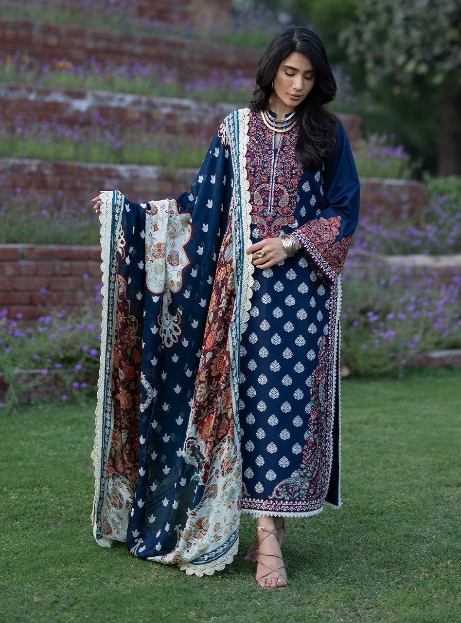 Zainab Chottani | Luxe Lawn 26 | Mesa - 08 by Zainab Chottani - Designer Dress  - Type : Ladies Clothes - Available at Libayah - 100% Original 