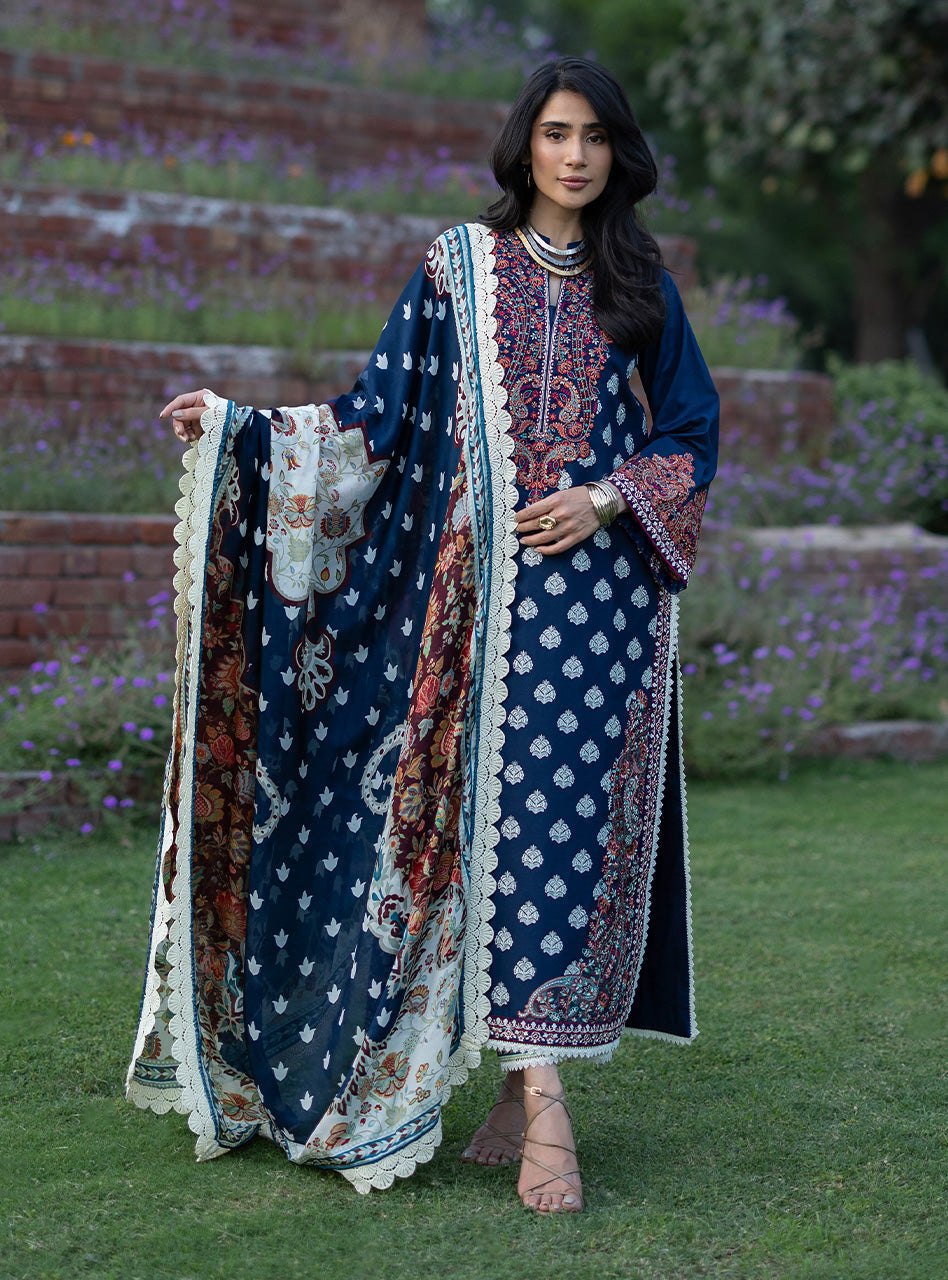 Zainab Chottani | Luxe Lawn 26 | Mesa - 08 by Zainab Chottani - Designer Dress  - Type : Ladies Clothes - Available at Libayah - 100% Original 