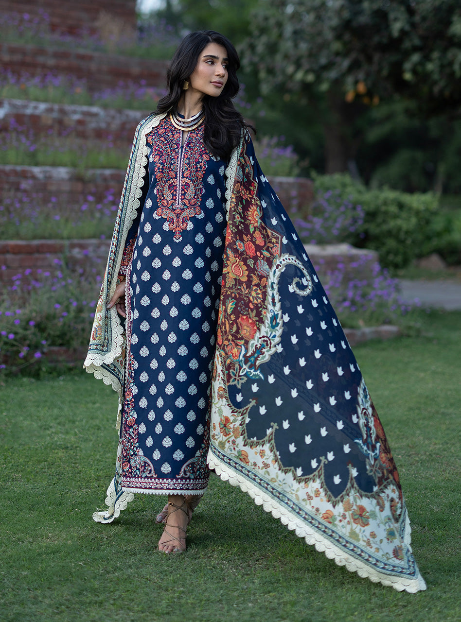 Zainab Chottani | Luxe Lawn 26 | Mesa - 08 by Zainab Chottani - Designer Dress  - Type : Ladies Clothes - Available at Libayah - 100% Original 